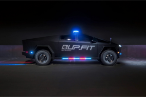 First Tesla Cybertruck Police Car in the World